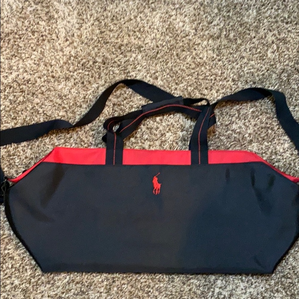 Ralph Lauren Red Duffle Bag